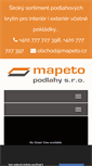 Mobile Screenshot of mapeto.cz