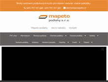 Tablet Screenshot of mapeto.cz